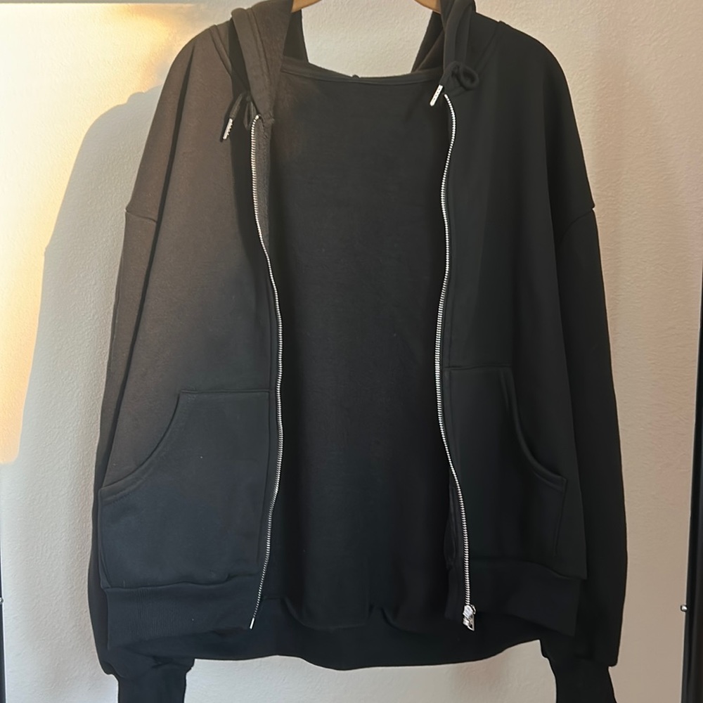 Black Zip Up Jacket